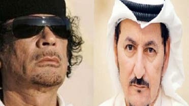 مبارك الدويلة ومعمر القذافي