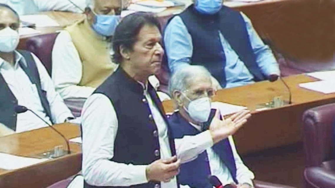 Imran Khan in NA