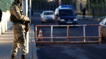 A Turkish soldier stands guard outside the Silivri Prison and Courthouse complex during the first trial related to Turkey's failed coup, in Istanbul on December 27, 2016. (Reuters)