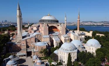Hagia Sophia, a UNESCO World Heritage Site, is seen in Istanbul, Turkey, June 28, 2020. (Reuters)