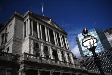 The Bank of England is pictured in London on March 11, 2020. (AFP)