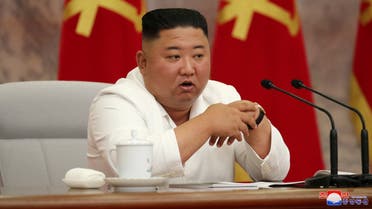 North Korean leader Kim Jong Un guides the 14th enlarged meeting of Political Bureau of 7th Central Committee of WPK in this undated photo released on July 2, 2020 by North Korean Central News Agency (KCNA) in Pyongyang. KCNA via REUTERS ATTENTION EDITORS - THIS IMAGE WAS PROVIDED BY A THIRD PARTY. REUTERS IS UNABLE TO INDEPENDENTLY VERIFY THIS IMAGE. NO THIRD PARTY SALES. SOUTH KOREA OUT.