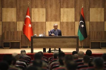 وزير دفاع تركيا في ليبيا