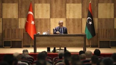 وزير دفاع تركيا ليبيا