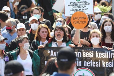 احتجاجات المحامون في أنقرة - فرانس برس