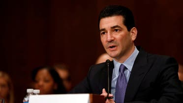 Dr. Scott Gottlieb testifies before a Senate Health Education Labor and Pension Committee confirmation hearing on his nomination to be commissioner of the Food and Drug Administration on Capitol Hill in Washington, D.C., U.S. April 5, 2017. REUTERS/