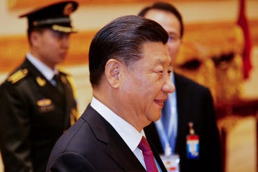 In this file photo Chinese President Xi Jinping attends a welcoming ceremony at the Presidential Palace in Naypyidaw on January 17, 2020. (AFP)