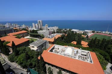 A general view of American University of Beirut's campus (AUB), as one of the Arab world's oldest universities faces its worst crisis since its foundation, May 7, 2020. (File Photo: Reuters)