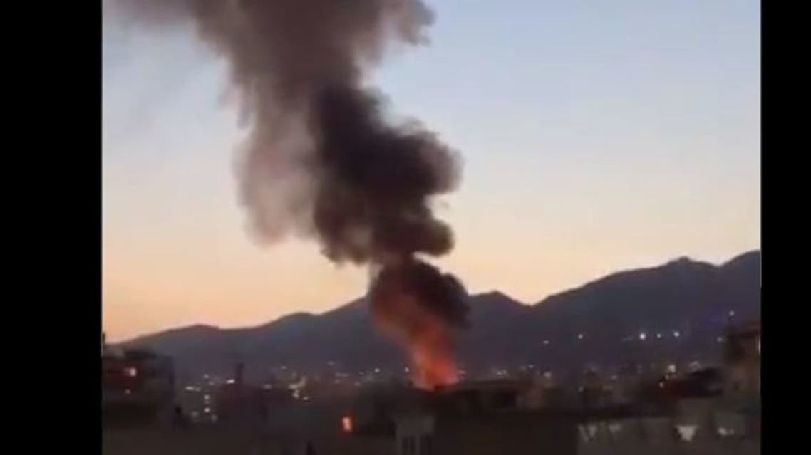 من انفجار سابق في طهران