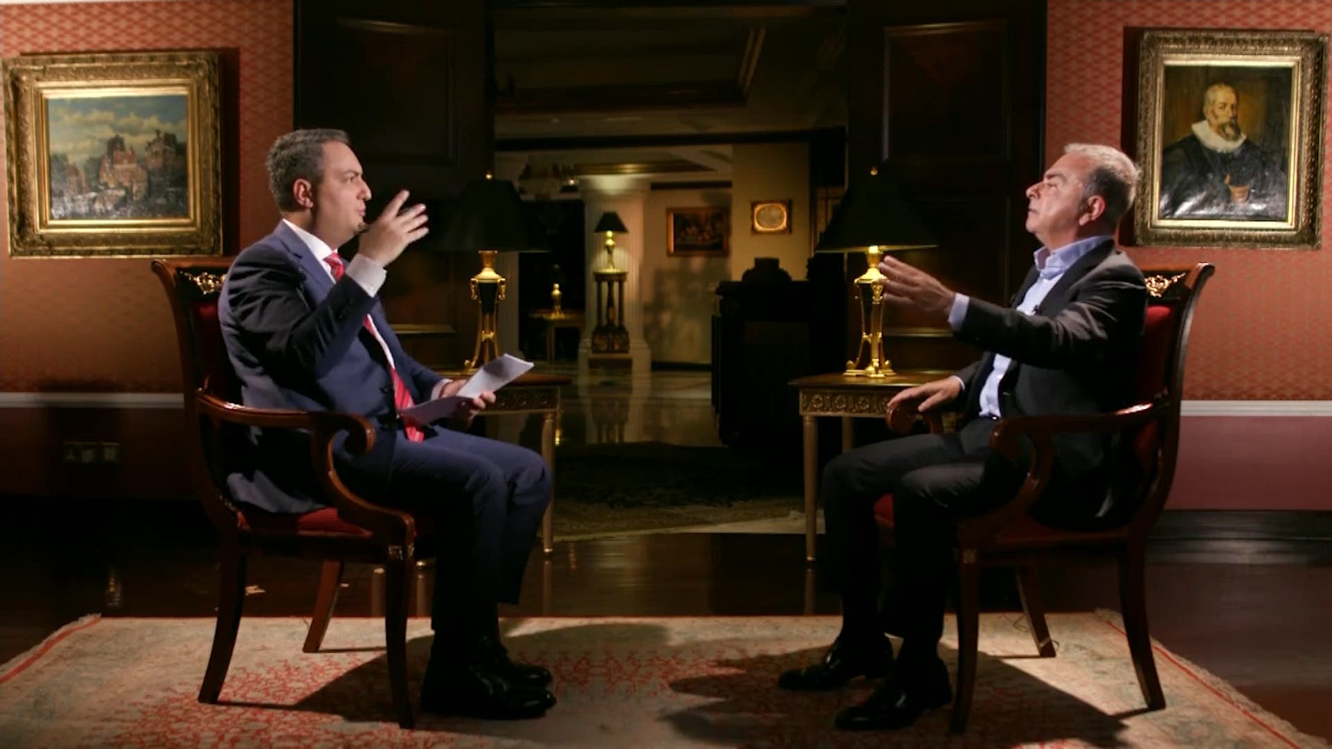 Former Nissan boss Carlos Ghosn in an exclusive interview with Al Alrabiya. (Al Arabiya)