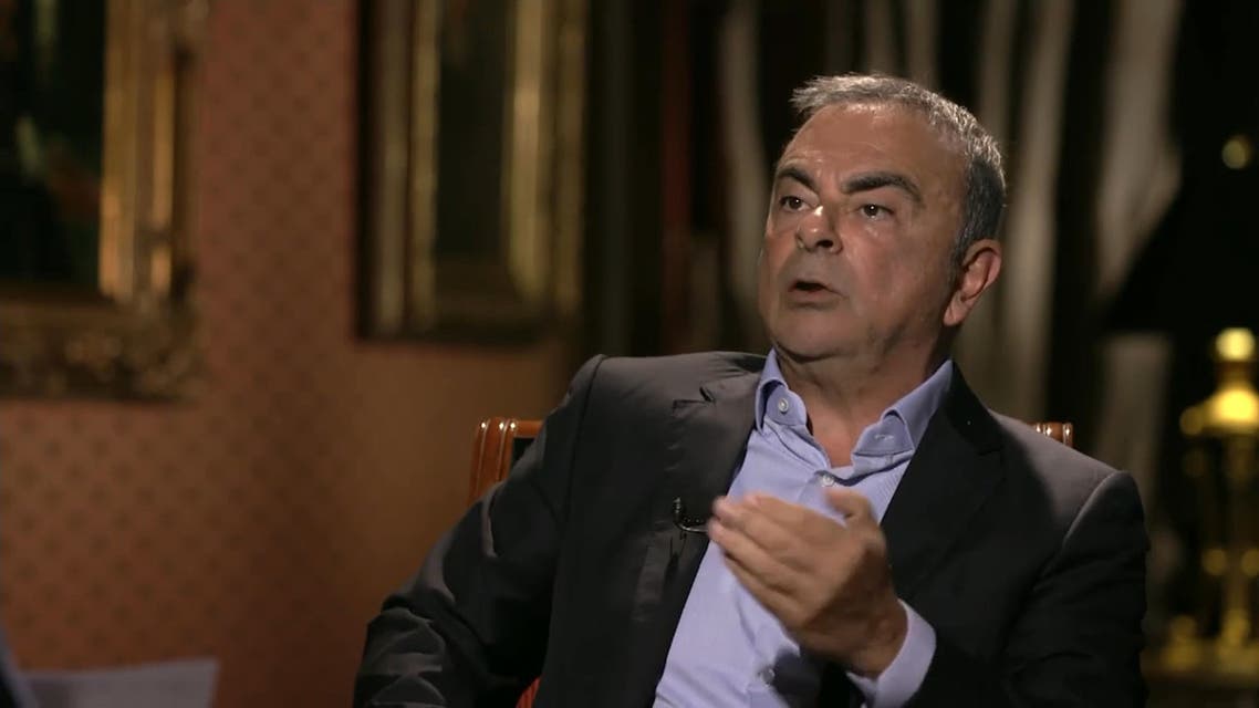 Former Nissan boss Carlos Ghosn. (Al Arabiya)