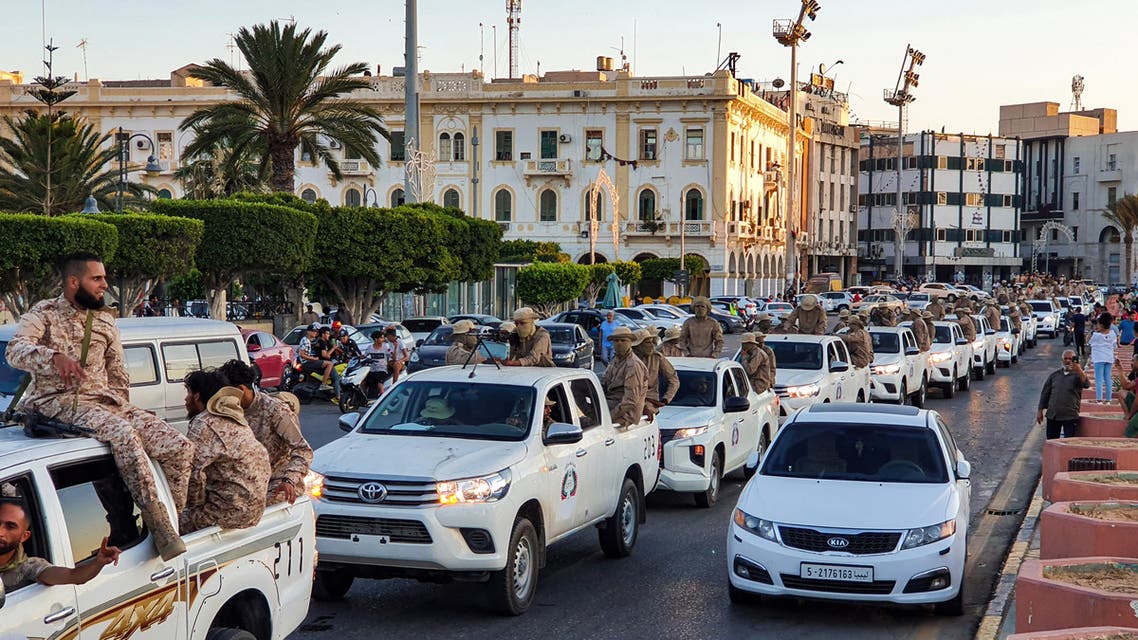 كتيبة ثوار طرابلس تستعرض في العاصمة الليبية (أرشيفية- فرانس برس)