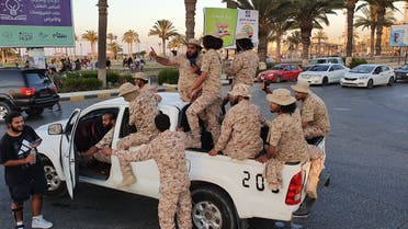 كتيبة ثوار طرابلس تستعرض في العاصمة الليبية (أرشيفية- فرانس برس)