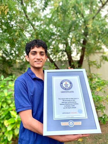 Seventeen-year-old Soham Mukherjee. (Supplied: Guinness World Records)