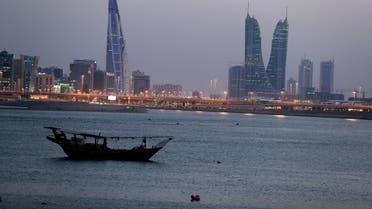 General view of Bahrain's financial district in Manama, Bahrain, June 20, 2019. (Reuters)
