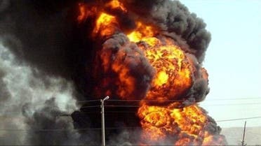 انفجار مخزن میعانات گازی در کارخانه پترو نفت فریمان