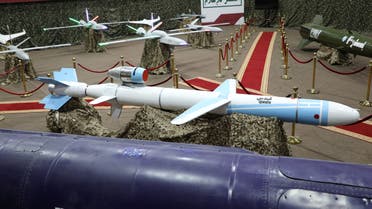 Missiles and drone aircraft are seen on display at an exhibition at an unidentified location in Yemen in this undated handout photo released by the Houthi Media Office on September 17, 2019. Houthi Media Office/Handout via REUTERS. ATTENTION EDITORS - THIS IMAGE HAS BEEN SUPPLIED BY A THIRD PARTY.