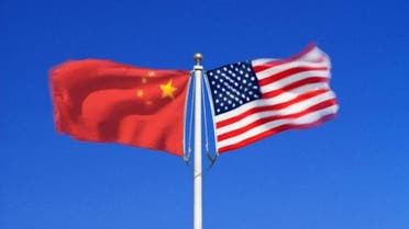 China and USA flag. (Stock Photo)