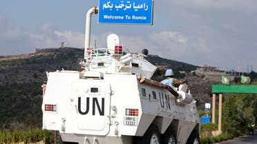 A UNIFIL patrol in Lebanon's Maroun Al-Ras near the border with Israel. (File Photo: Reuters)