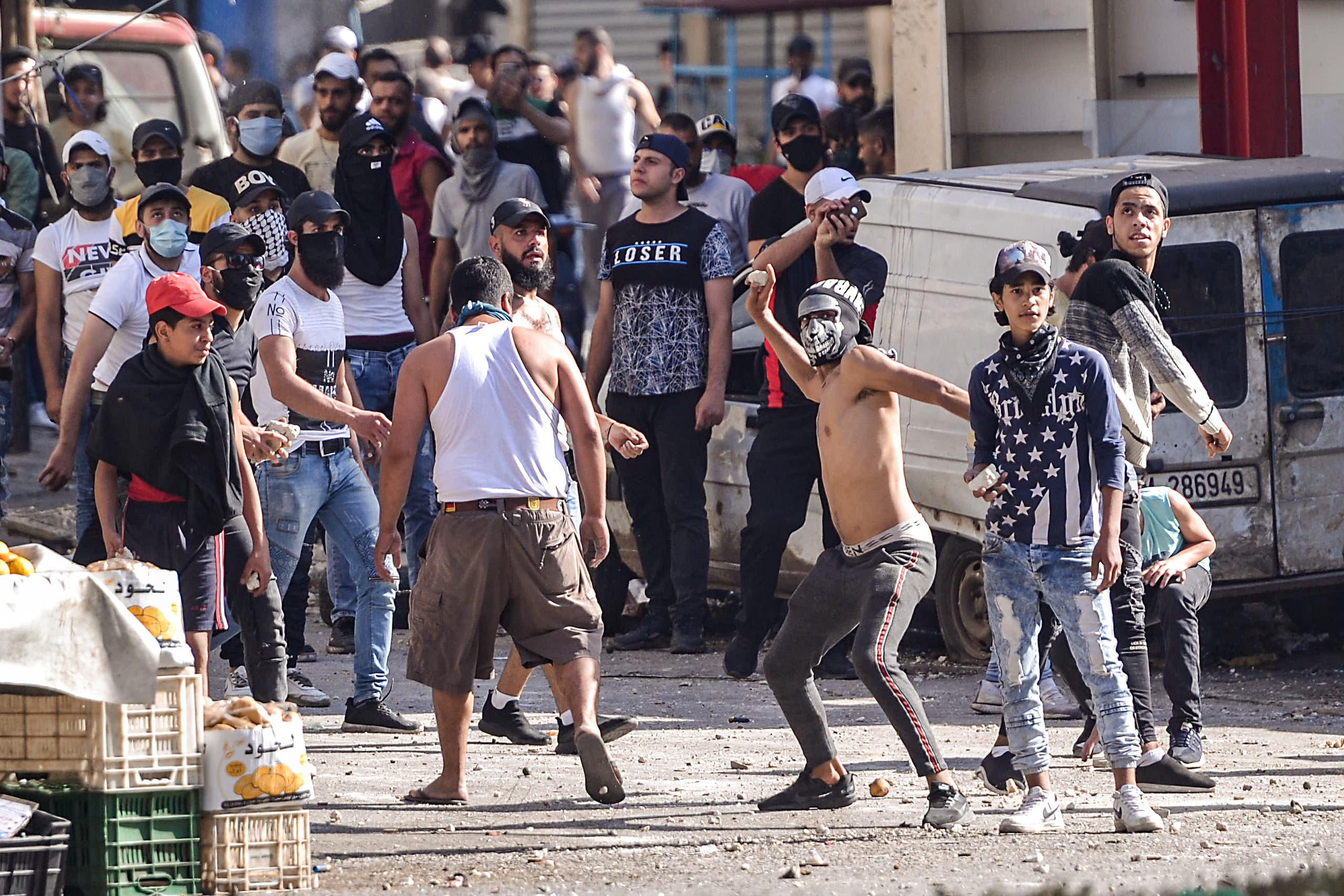 من احتجاجات طرابلس شمال لبنان (يونيو 2020- فرانس برس)