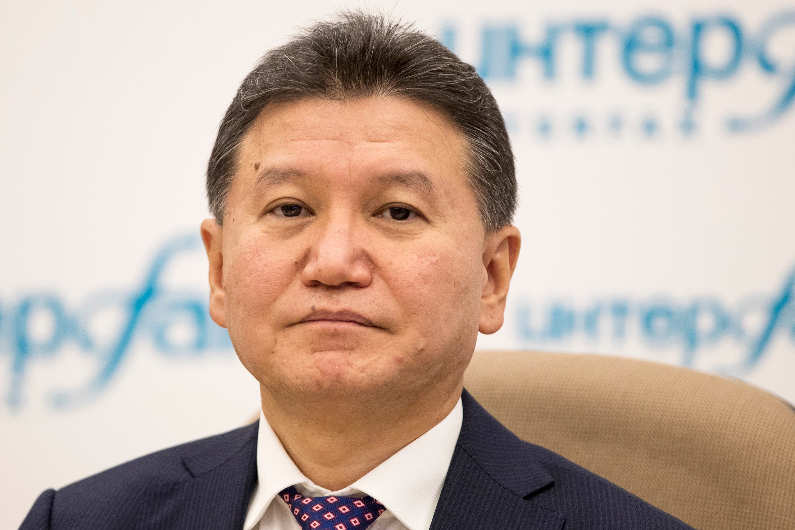 Kirsan Ilyumzhinov, as the president of the World Chess Federation, attended a news conference in Moscow, Russia, Thursday, Nov. 10, 2016. (AP)