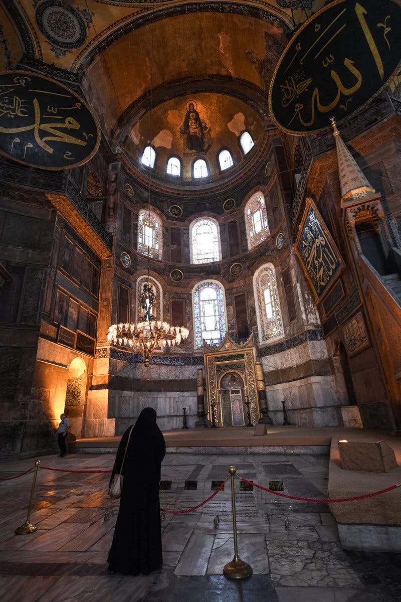 The Council of State, the country's highest administrative court which on July 2 debated a case brought by a Turkish NGO, cancelled a 1934 cabinet decision and ruled the UNESCO World Heritage site would be reopened to Muslim worshipping. (AFP)