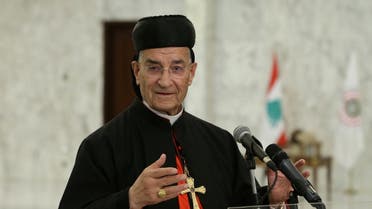 Lebanese Maronite Patriarch Bechara Rai speaks after meeting with President Michel Aoun at the presidential palace. (File Photo: Reuters)