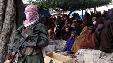 Somali al-Shabab fighter stands guard during a public flogging in Bula Marer. (File photo: Reuters)