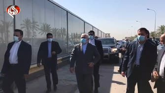 Iran’s FM Zarif visits site of Qassem Soleimani’s death in Iraq during Baghdad visit