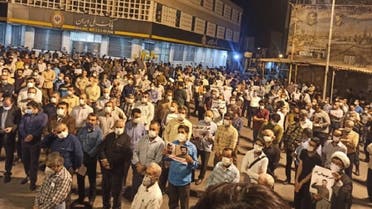 Protesters take to the streets in Iran's southwestern Behbahan. (Twitter)