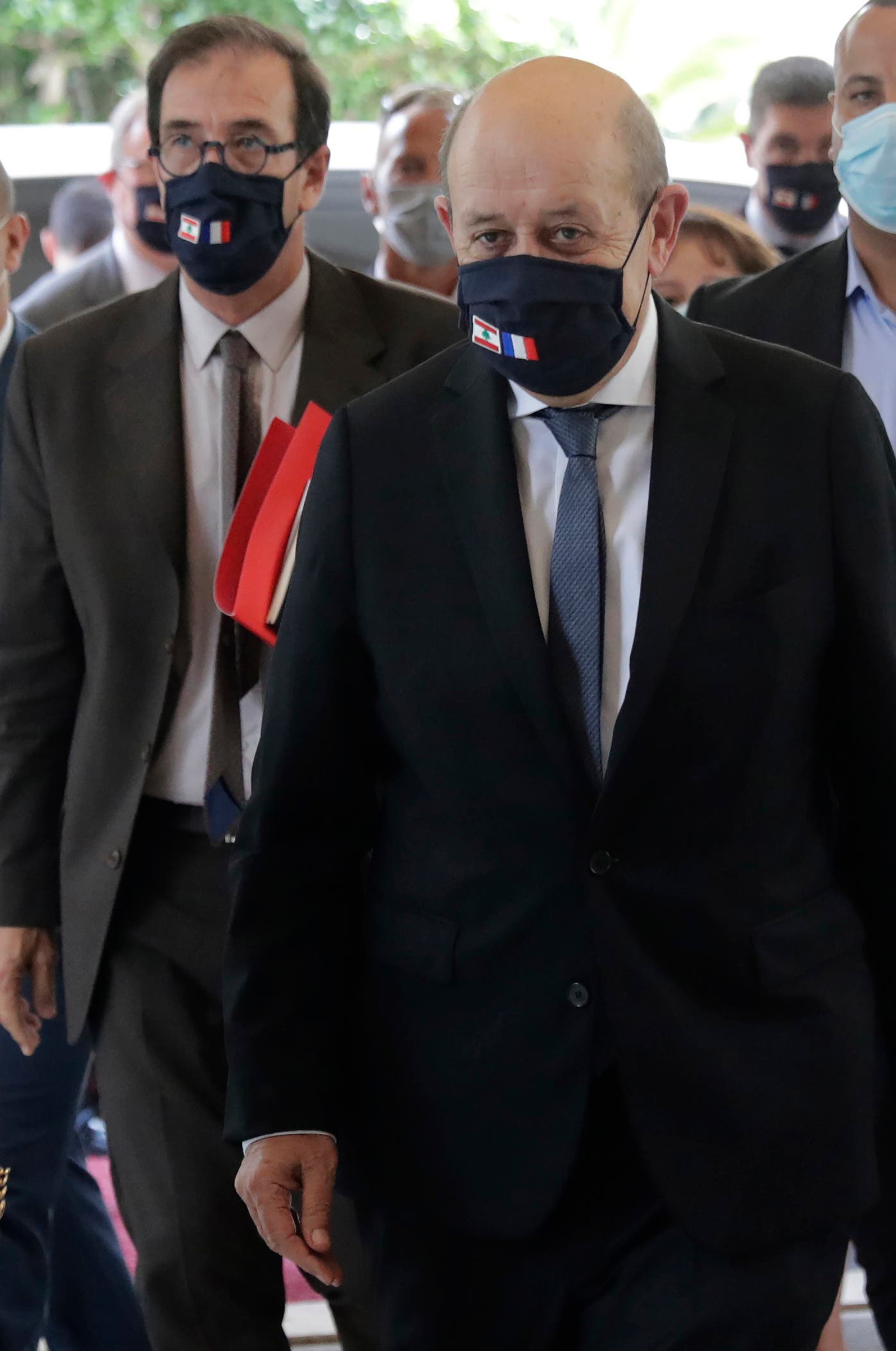 وزير الخارجية الفرنسي جان إيف لو دريان في بيروت (23 يوليو- فرانس بر)