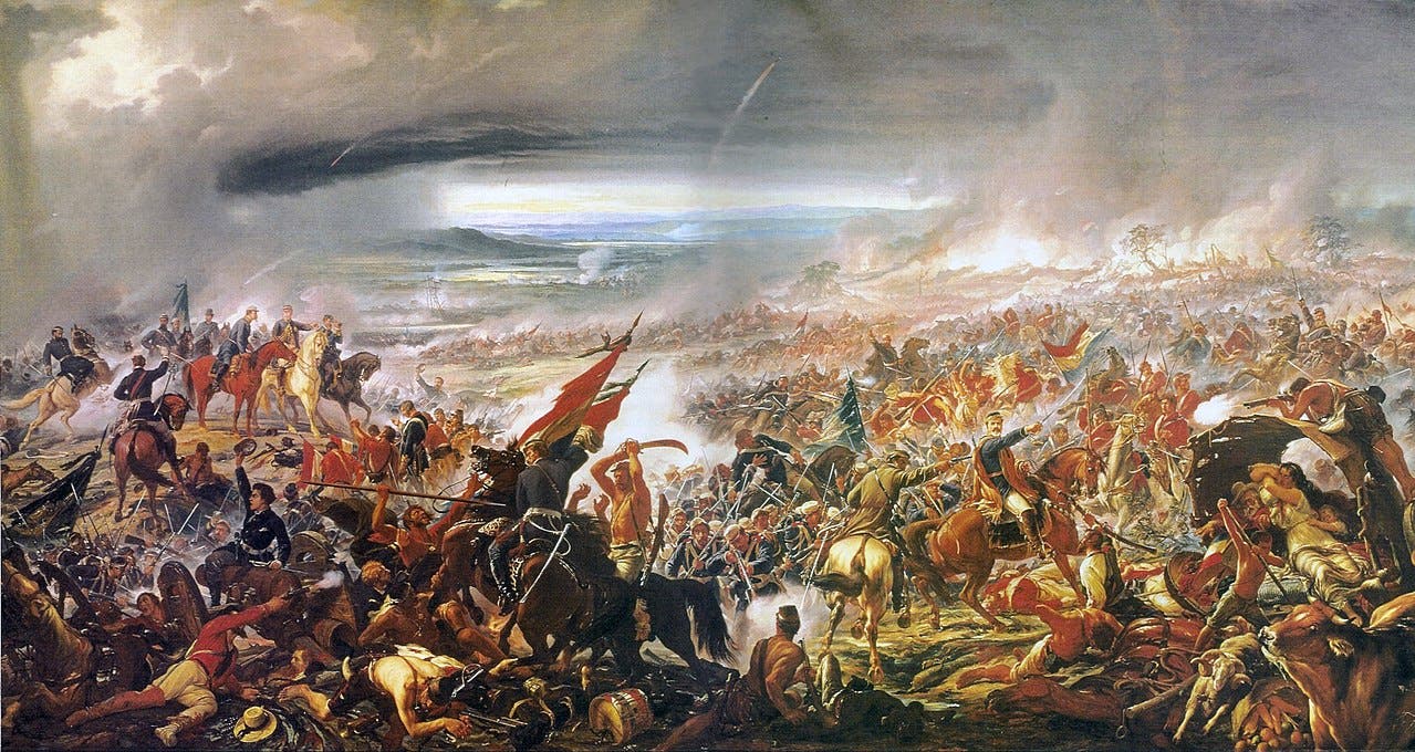 جانب من المعارك بحرب الباراغواي