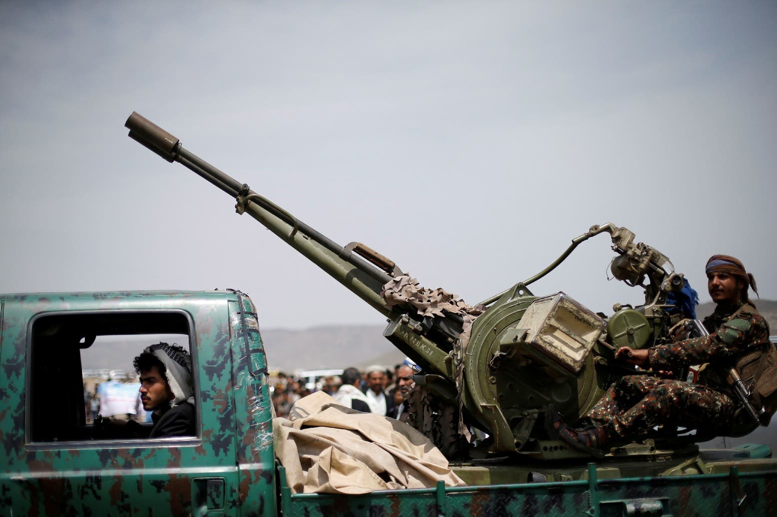 ميليشيات الحوثي في صنعاء (أرشيفية- رويترز)