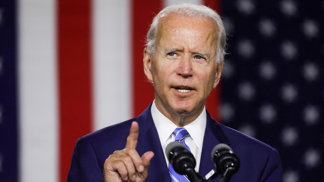 Democratic U.S. presidential candidate and former Vice President Joe Biden speaks during a campaign event in Wilmington, Delaware, U.S., July 14, 2020. (Reuters)
