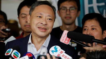  One of the former leaders of the 2014 Occupy Central pro-democracy movement, also known as the Umbrella Movement, Benny Tai speaks to the media as he leaves the high court after being released on bail in Hong Kong, China, on August 15, 2019. (Reuters)
