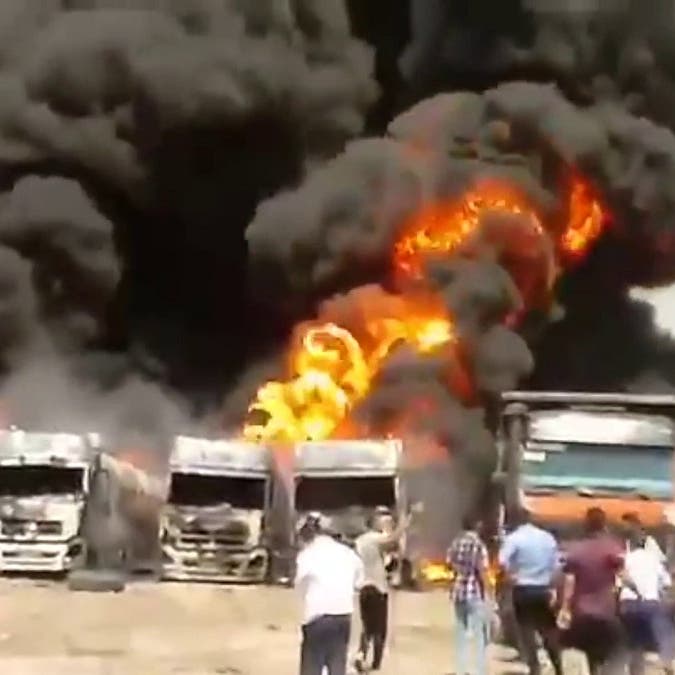 حوادث إيران الغامضة.. حريق يضرب صهاريج وقود وإصابة 5