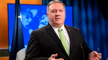 US Secretary of State Mike Pompeo speaks during a press briefing at the State Department on Wednesday, May 20, 2020, in Washington. (File photo: AP)