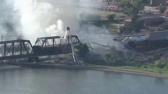 Arizona bridge catches fire, collapses after train derailment in Tempe: Reports