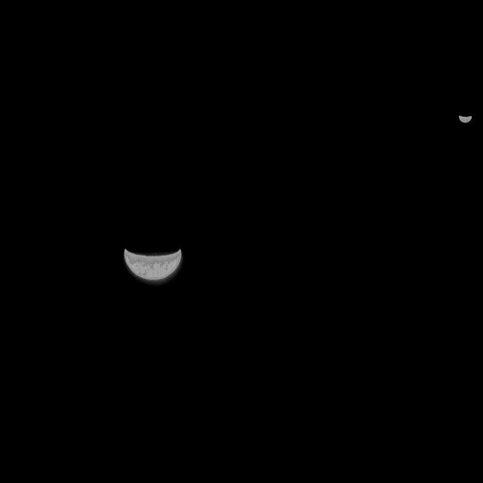 أثناء توجهه للمريخ.. مسبار الصين يرسل صورة للأرض والقمر