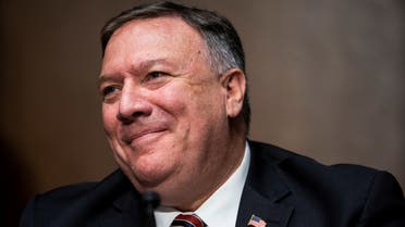 US Secretary of State Mike Pompeo testifies during a Senate Foreign Relations Committee hearing,  July 30, 2020. (Reuters)