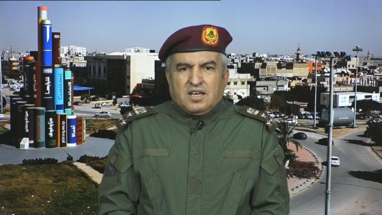 مدير التوجيه المعنوي في الجيش الليبي خالد المحجوب