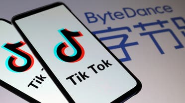 FILE PHOTO: TikTok logos are seen on smartphones in front of a displayed ByteDance logo in this illustration taken November 27, 2019. REUTERS/Dado Ruvic/Illustration/File Photo