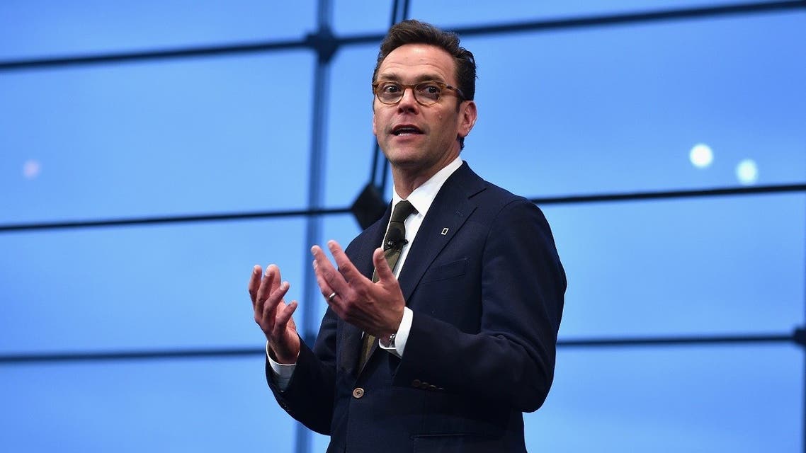 CEO of 21st Century Fox James Murdoch speaks at National Geographic's Further Front Event at Jazz at Lincoln Center. (AFP)