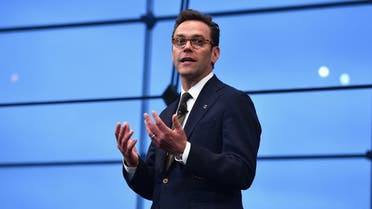 CEO of 21st Century Fox James Murdoch speaks at National Geographic's Further Front Event at Jazz at Lincoln Center. (AFP)