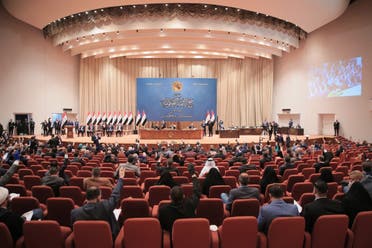 البرلمان العراقي خلال جلسة في مايو الماضي
