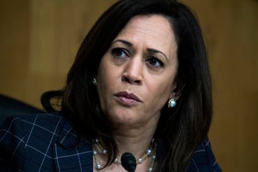 In this June 25, 2020 file photo, Harris attends a Senate Homeland Security and Governmental Affairs Committee hearing on Capitol Hill in Washington. (AP)
