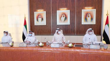 Sheikh Mohammed bin Rashid Al Maktoum, Vice President, Prime Minister and Ruler of Dubai chairs UAE Cabinet meeting. (WAM)