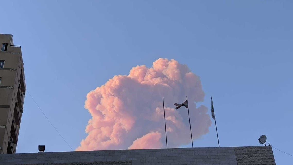 Smoke seen from ‘possible explosion’ near port area in Lebanon’s Beirut