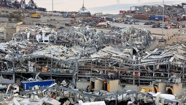 A view shows damages at the site of Tuesday's blast in Beirut's port area, Lebanon August 5, 2020. (Reuters)