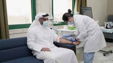  Abu Dhabi’s most senior health officials were the very first volunteers, have now received the second shot of the COVID-19 inactivated vaccine as the 4Humanity Phase III clinical trials build momentum in the UAE. (Courtesy: WAM)